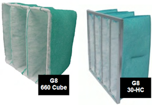 two aqua cube air filters