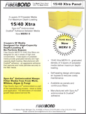 15/40 Xtra 3-Ply Panel MERV 8 Brochure