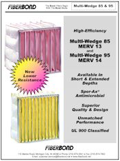Multi-Wedge 85 MERV 13 and Multi-Wedge 95 MERV 14 Brochure