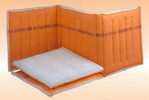 three panel orange air filter