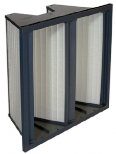 black and white cube air filter